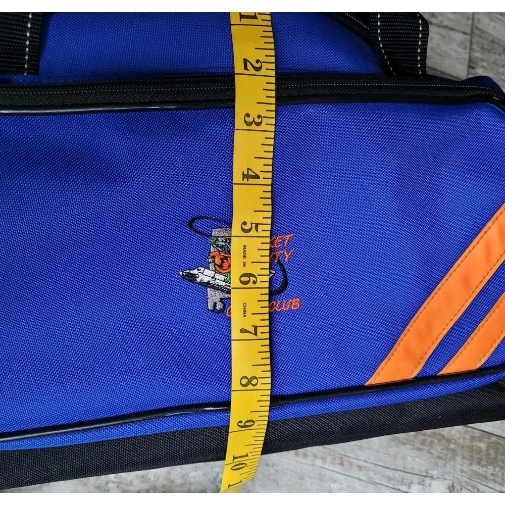Vintage‎ Eastsport Duffle Bag - Rocket City Gator Club - Blue & Orange